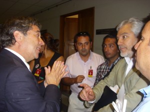 FRANCO DIALOGO CON PARLAMENTARIOS